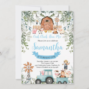 Convites Animais da Fazenda Greenerescente, Garoto Azul de 