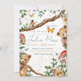 Convites Animais da floresta aventura 2 traseiros