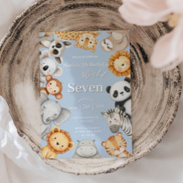 Convites Animais da Selva Selvagem Selvagem Selvagem Selvag