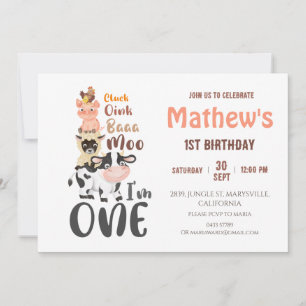 Convites Animais de exploração Santa Vaca Primeiro primeiro