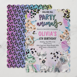 Convites Animais de Festa de Aniversário Bons