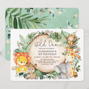 Convites Animais Selvagens Botânicos Selvagens Um primeiro