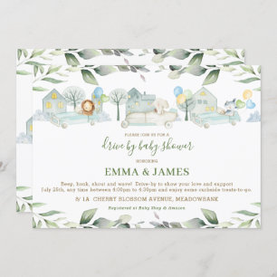 Convites Animais Selvagens Carros De Greenerescência Conduz