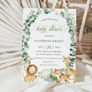 Convites Animais Selvagens Cultivam Gênero Chá de fraldas n