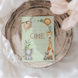 Convites Animais Selvagens Selvagens Selvagens de Uma Selva