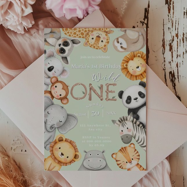 Convites Animais Selvagens Selvagens Selvagens Selvagens Se (Criador carregado)