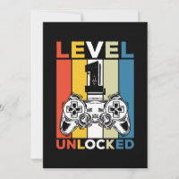 Aniversário 1º Nível Desbloqueado 1 Jogos Vintage