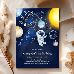 Convites Aniversário Astronauta Espaço Sideral Planeta Galá