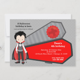 Convites Aniversário bonito de vampiros