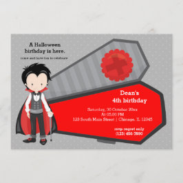 Convites Aniversário bonito de vampiros
