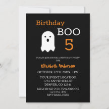 Aniversário Boo Fall Halloween