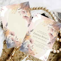 Aniversário Botânico Blush