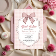 Aniversário Coquete Blush & Bows Coquette