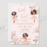 Aniversário da African American Ballerina Girl Tut