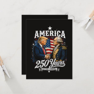 Convites Aniversário da América 250º Trump Washington