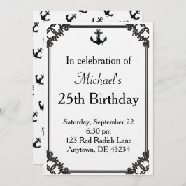 Convites Aniversário da Âncora Negra