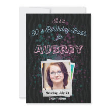 Aniversário da Bash dos anos 80 - tema dos anos 80