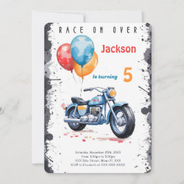 Convites Aniversário da Blue Bike