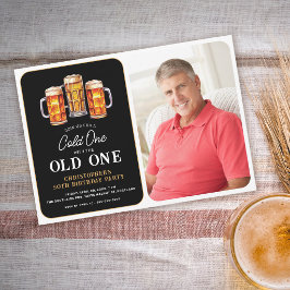 Convites Aniversário da Cerveja com Foto do Velho Amigo