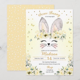 Convites Aniversário da Coroa Amarelo Primavera