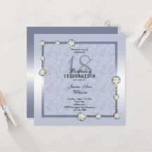 Aniversário da decoração de brilhantes azuis e dia