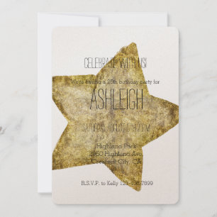Convites aniversário da Estrela Dourada