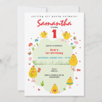 Aniversário da Fazenda de frango com Primavera Pin