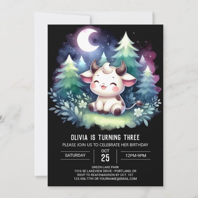 Convites Aniversário da fazenda Digital (Frente)