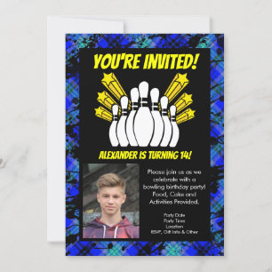 Convites Aniversário da Festa de FotoBoliches das Estrelas