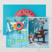 Aniversário da Festa de Piscina de cerveja de verã