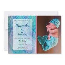 Aniversário da foto do bebê do teste padrão da