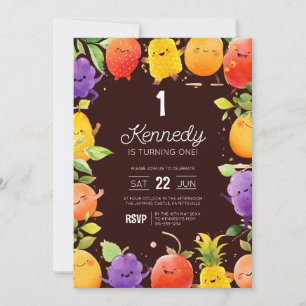 Convites Aniversário da Fruta de Verão