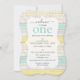 Convites Aniversário da Idade Personalizada do Algodão Russ