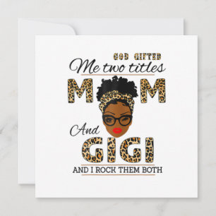 Convites Aniversário da Mãe Presenteado por Deus e da Gigi