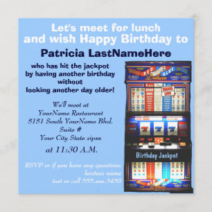 Convites Aniversário da Máquina de Sorteio