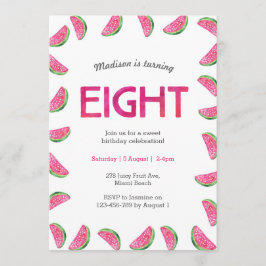 Convites Aniversário da Melancia