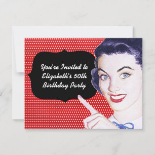 Convites Aniversário da Mulher em 1950