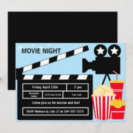 Convites Aniversário da Noite do Filme