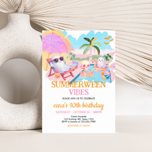 Convites Aniversário da Piscina de Verão