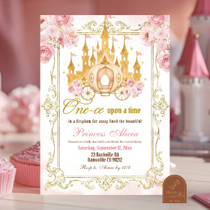 Convites Aniversário da Princesa Uma-vez Numa História