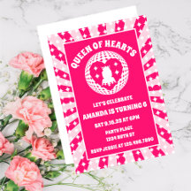Aniversário da Rainha Retron Pink de Corações