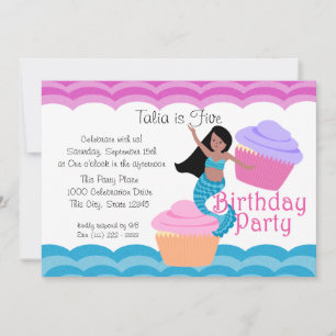Convites Aniversário da Sereia