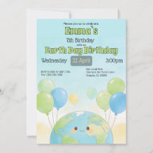 Aniversário das Crianças no Dia da Terra