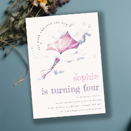 Convites Aniversário das Nuvens de Céu Vermelho e Corado-Ro