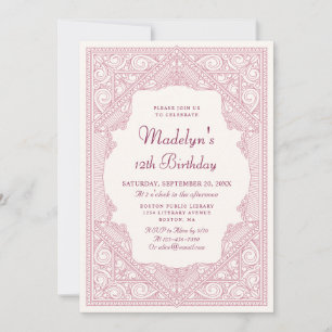 Convites Aniversário das Raparigas da Fada do Livro