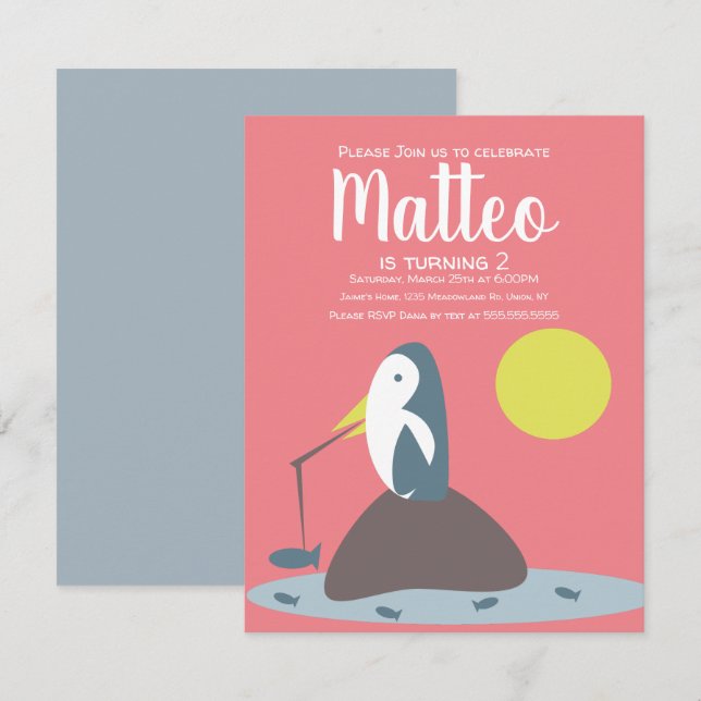 Convites Aniversário das Raparigas Náuticas de Pesca do Pin (Frente/Verso)