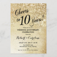 Aniversário de 10 anos de Casamento em Ouro