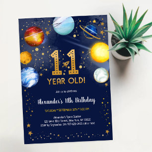 Convites Aniversário de 11 anos do Astronauta Espaço Sidera