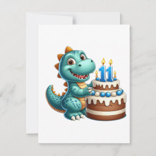 Convites Aniversário de 11 anos do Dino