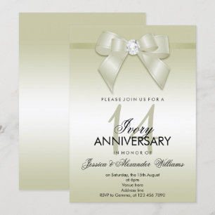 Convites Aniversário de 14 anos de casamento com Arco e Fit